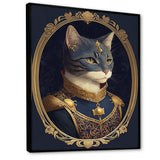 Portrait Of A Royal Blue Cat Prince I