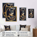 Portrait Of A Royal Blue Cat Prince I