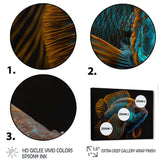 Tropical Blue Fish In Shades Of Blue And Orange IV