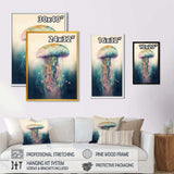 Colorful Deepsea Jellyfish I