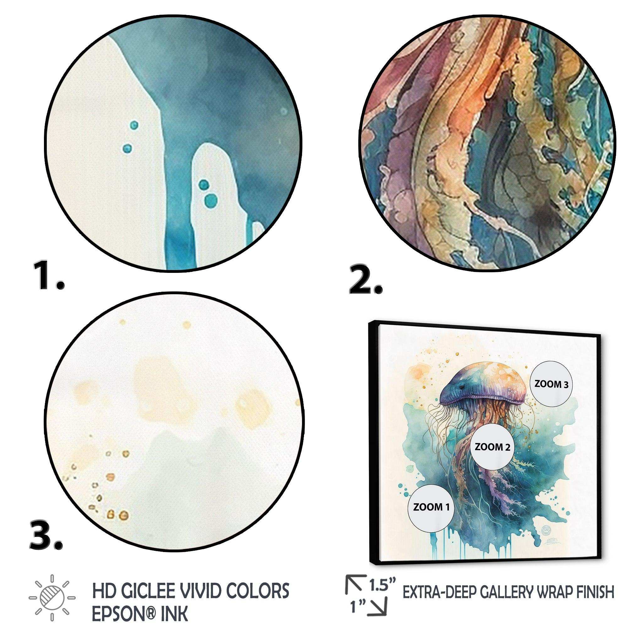 Colorful Deepsea Jellyfish III