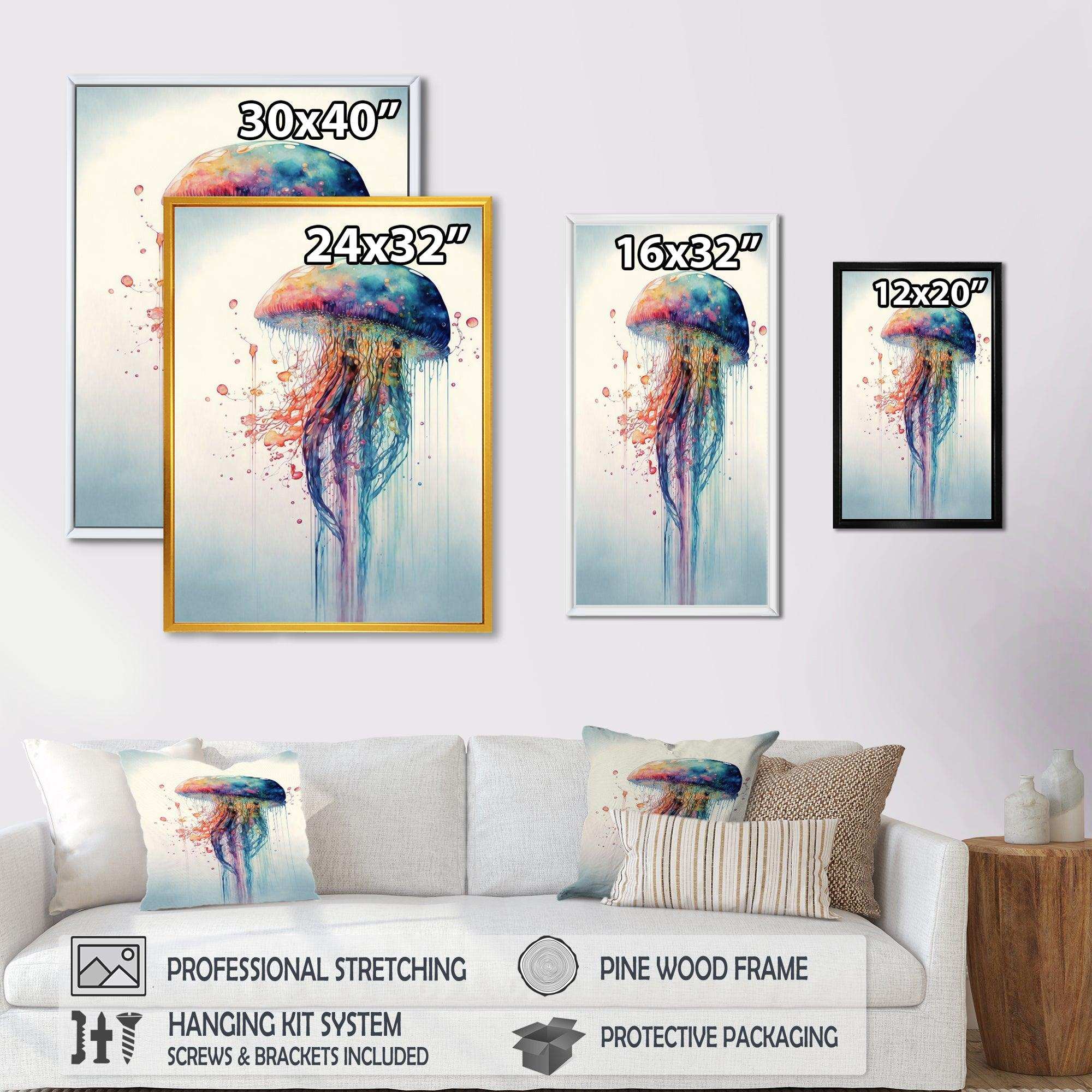 Colorful Deepsea Jellyfish IV