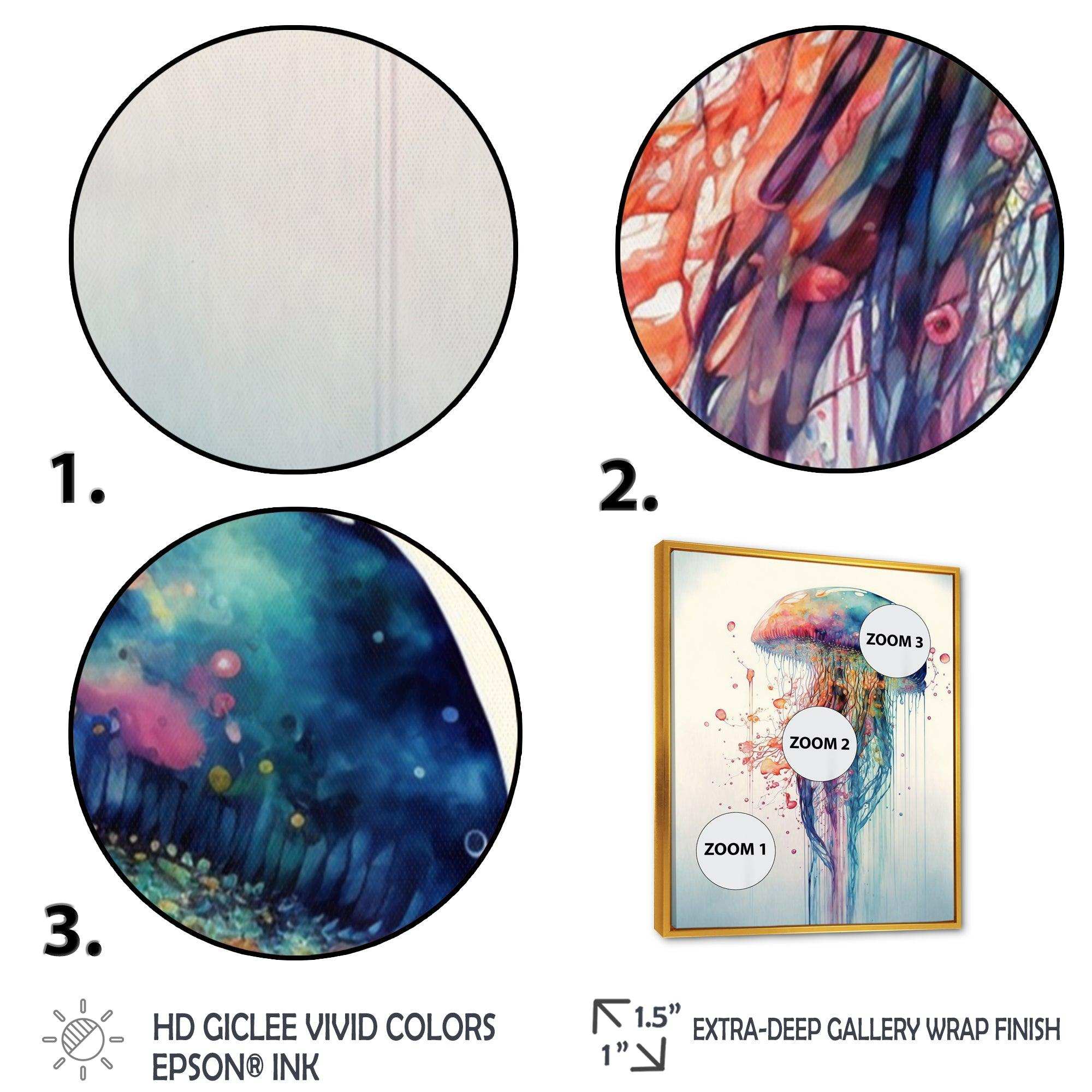 Colorful Deepsea Jellyfish IV