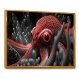 Red Octopus On The Ocean Floor III