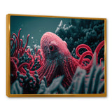 Red Octopus On The Ocean Floor V