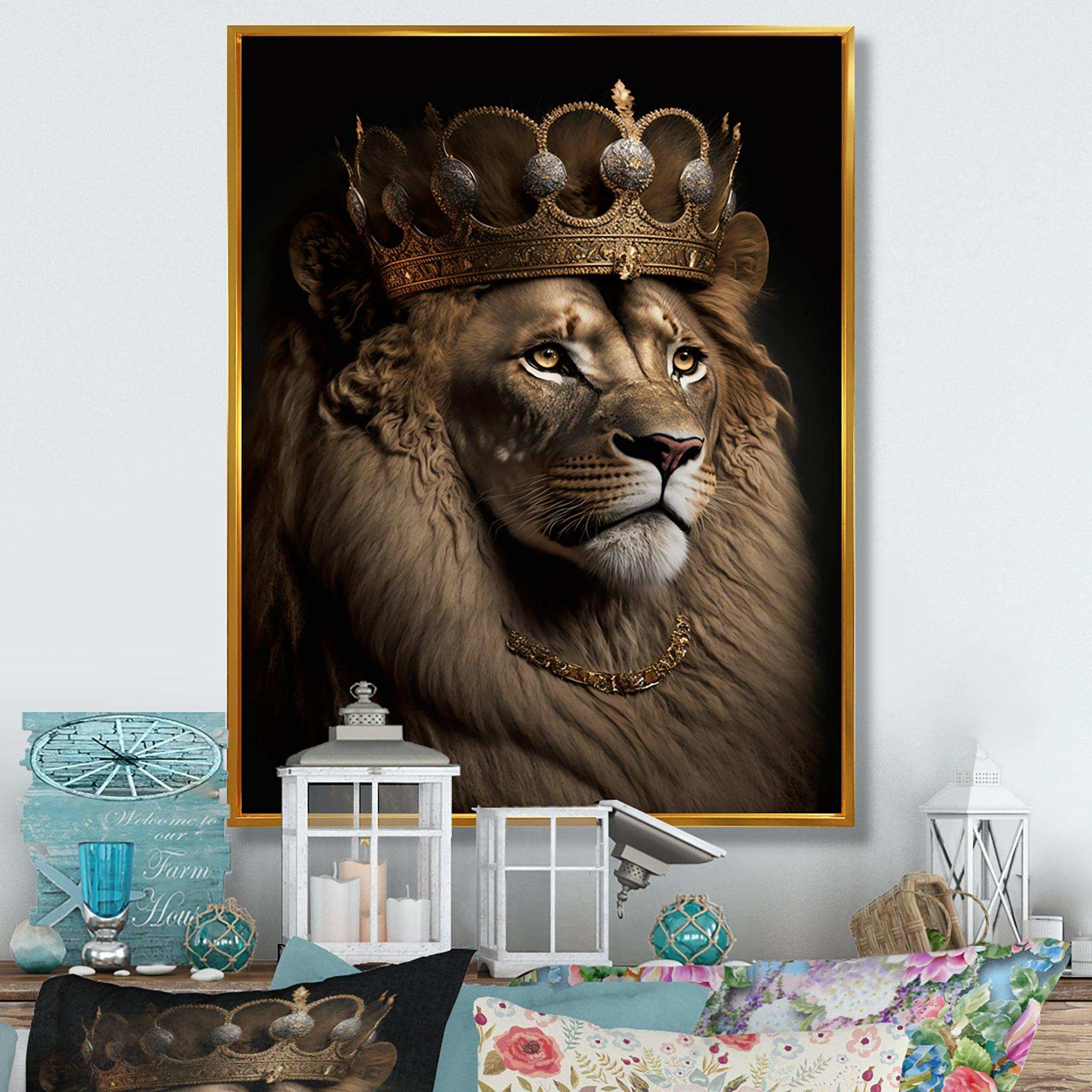 Portrait Of A Lion King II