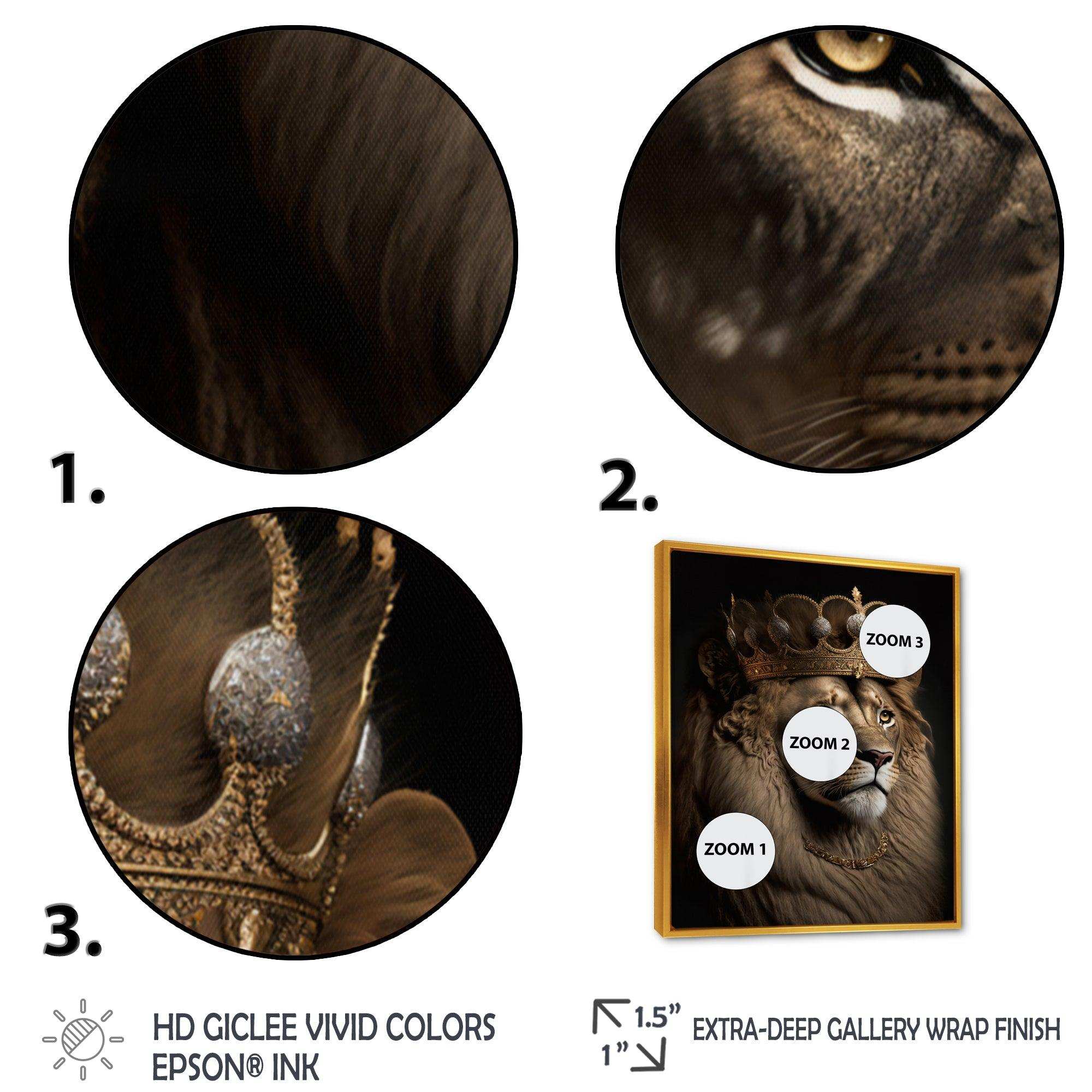 Portrait Of A Lion King II