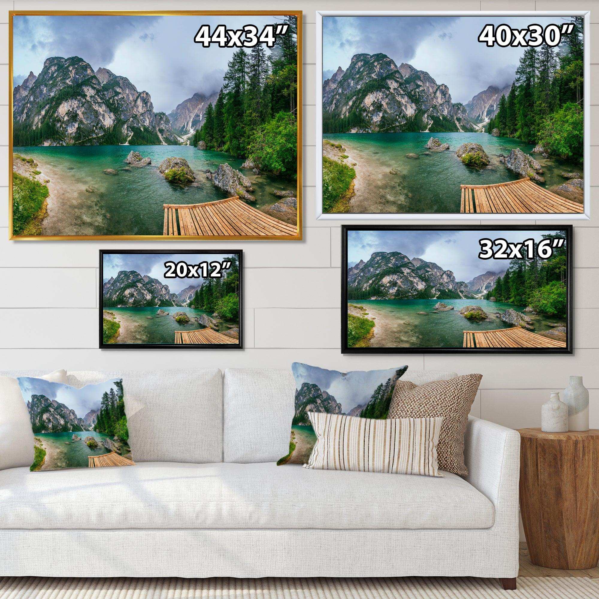 Lake Between Mountains