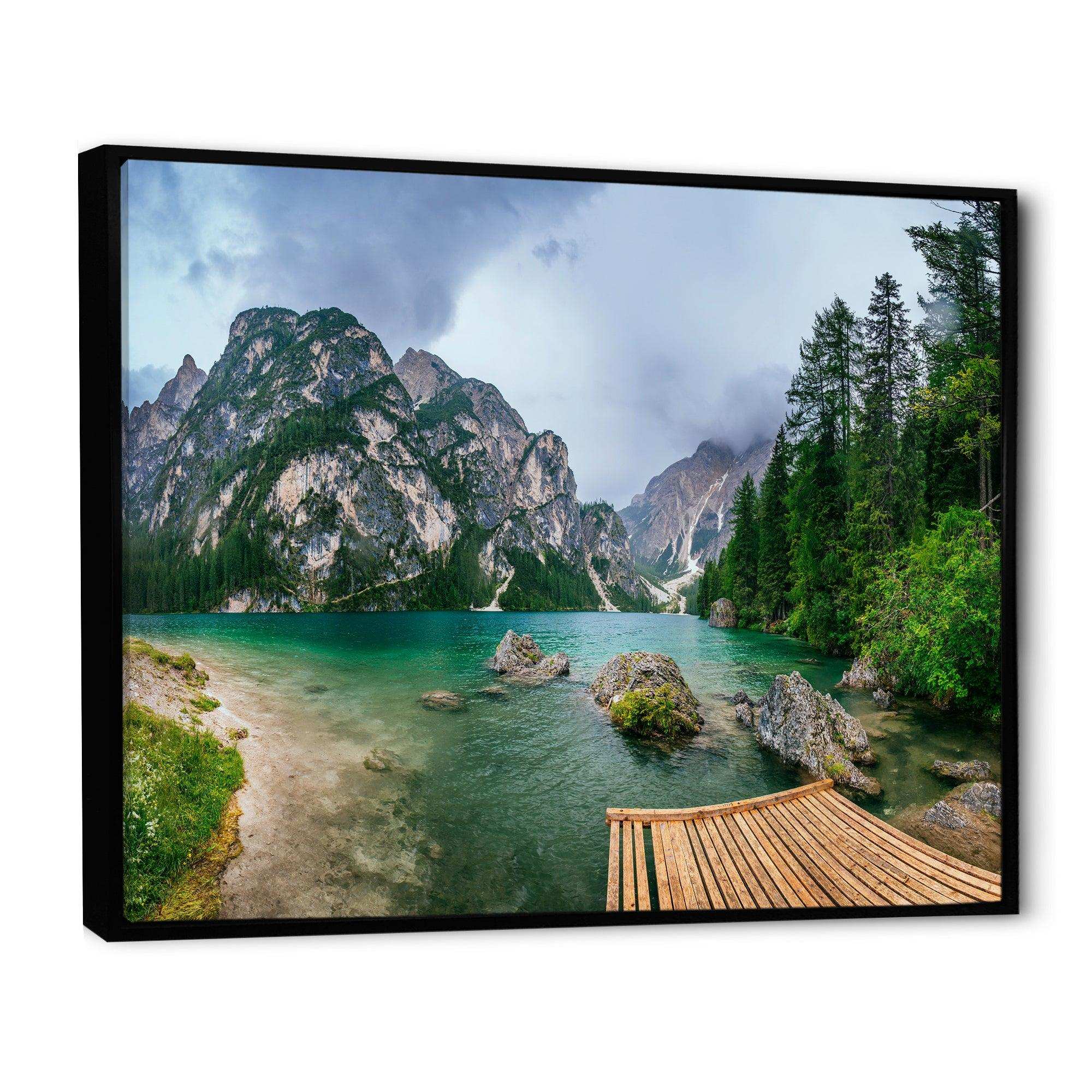 Lake Between Mountains