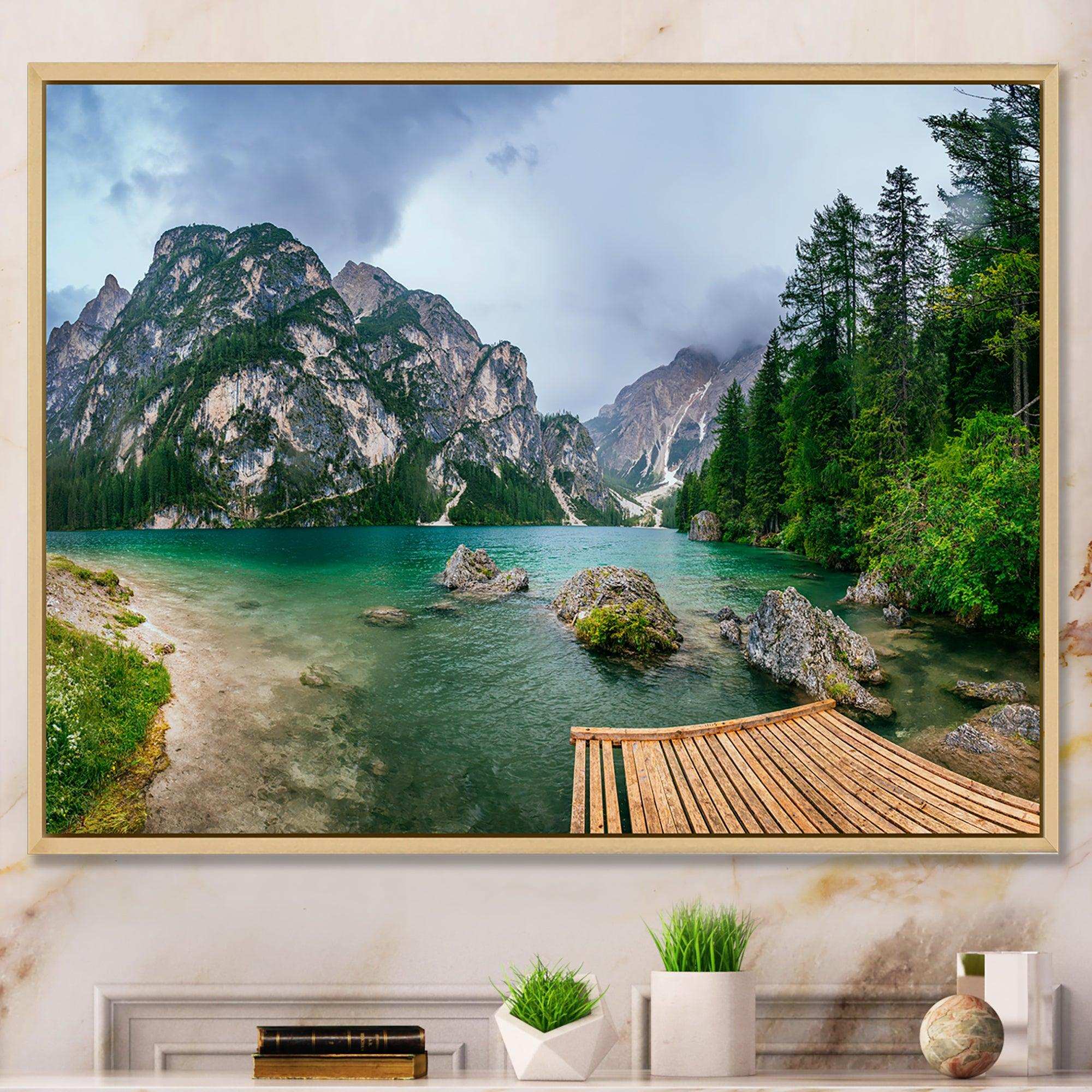 Lake Between Mountains