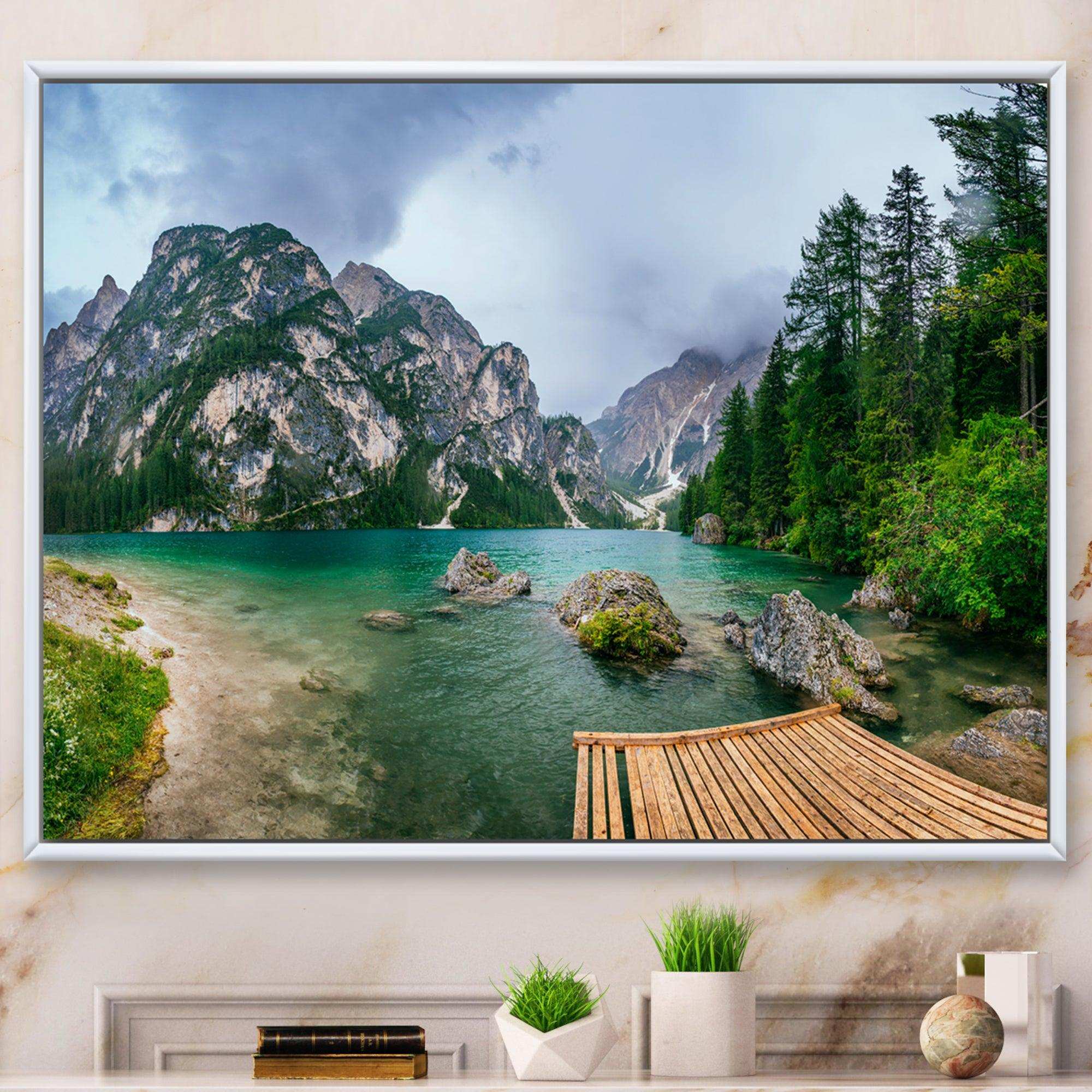 Lake Between Mountains