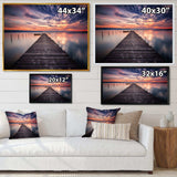 Colorful Sunset Over Lake