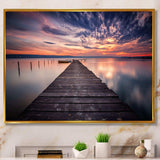 Colorful Sunset Over Lake