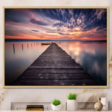 Colorful Sunset Over Lake