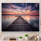 Colorful Sunset Over Lake