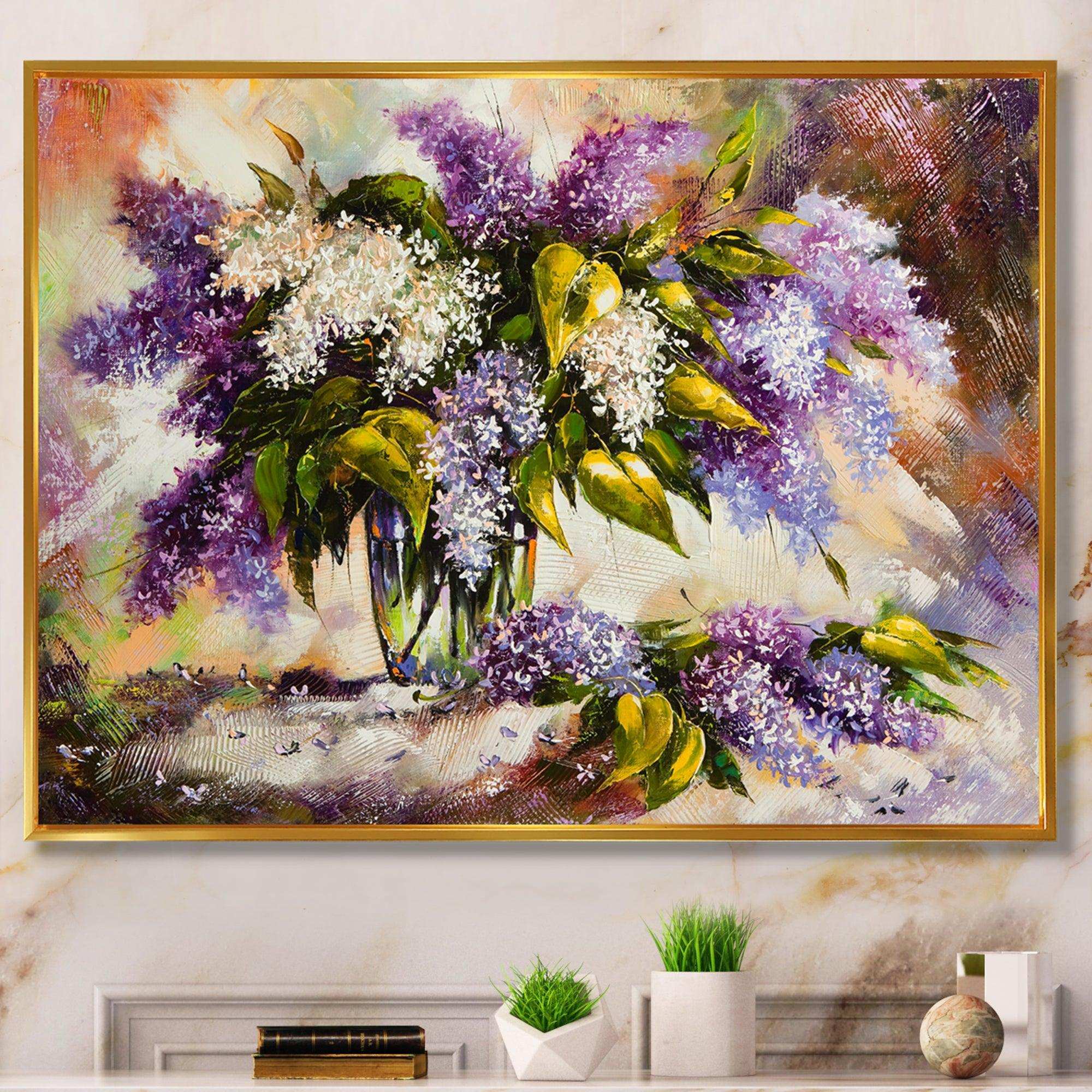Lilac Bouquet in a Vase