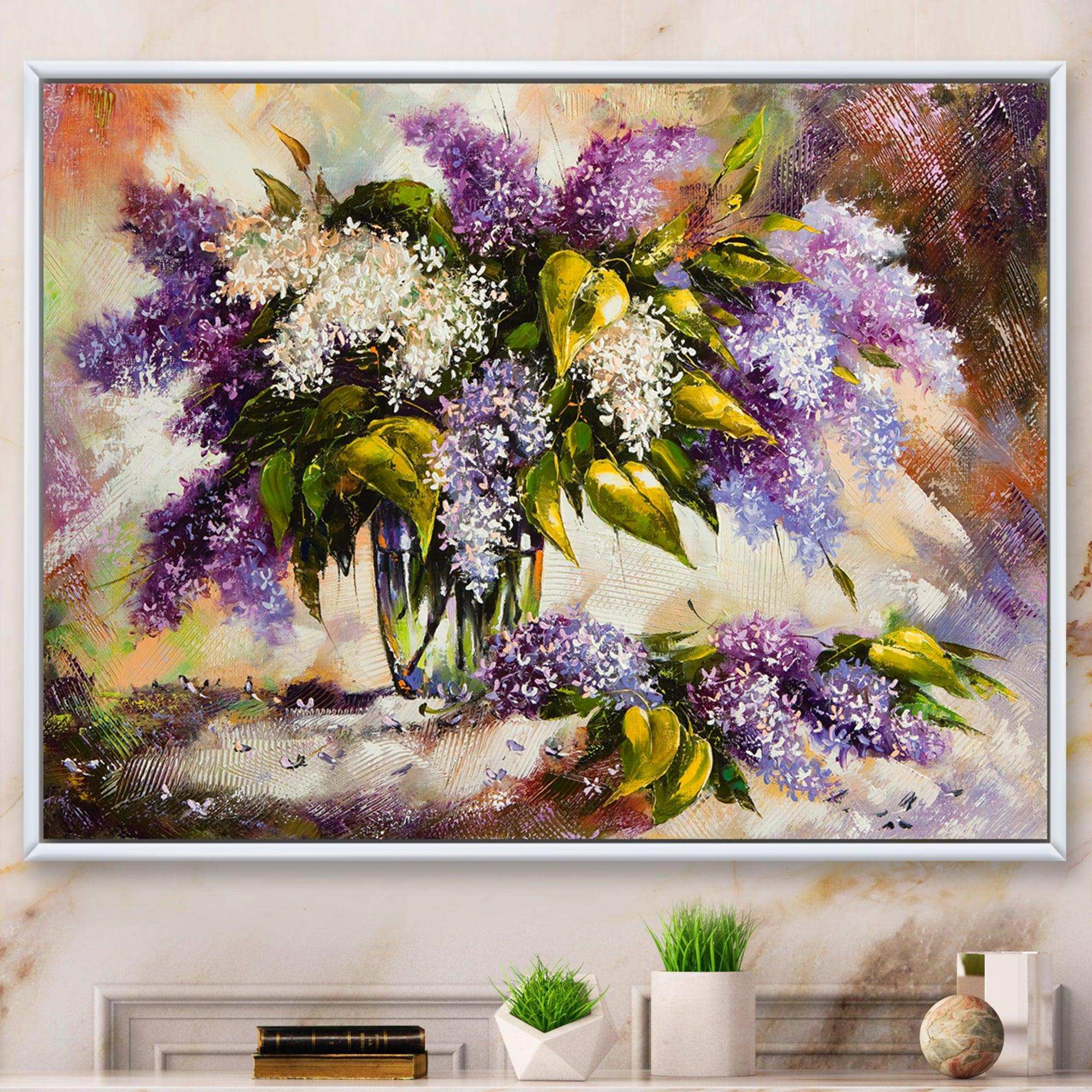Lilac Bouquet in a Vase