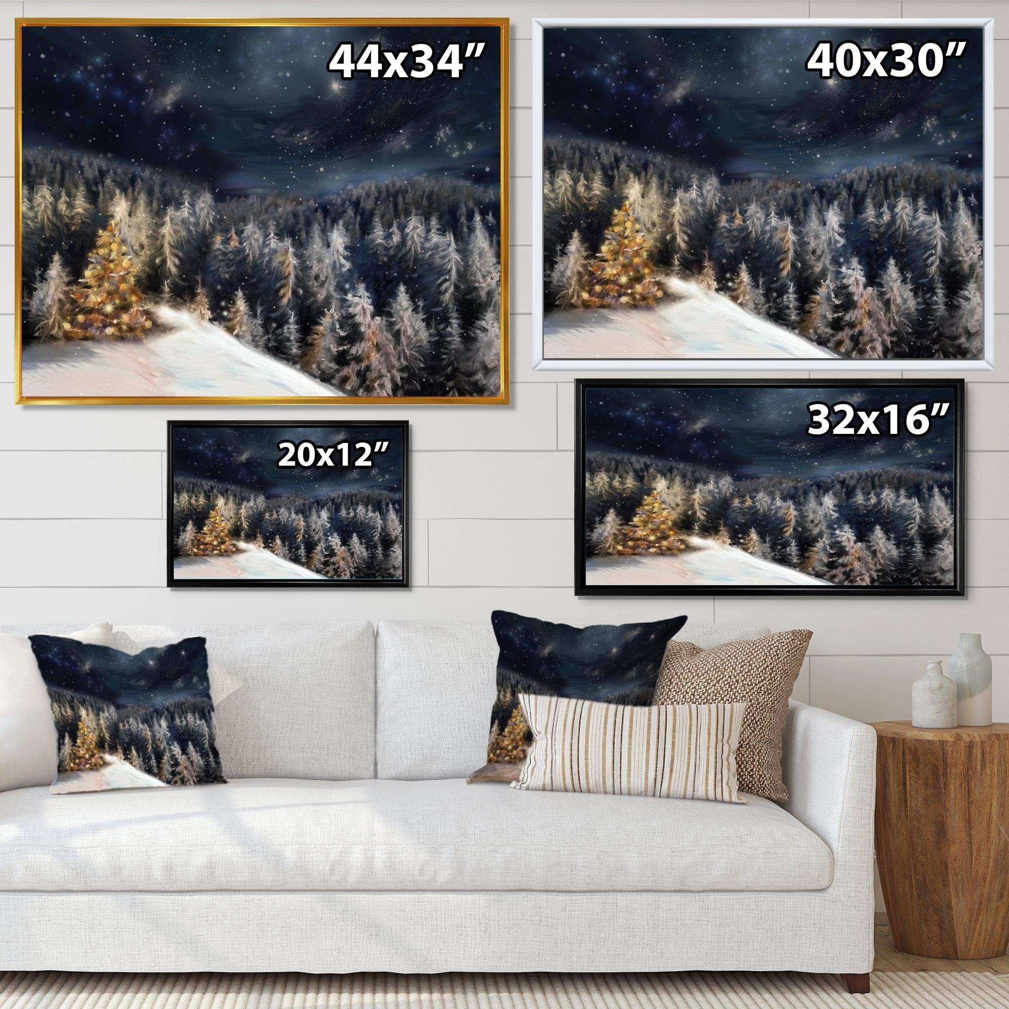 Night Forest Christmas Tree