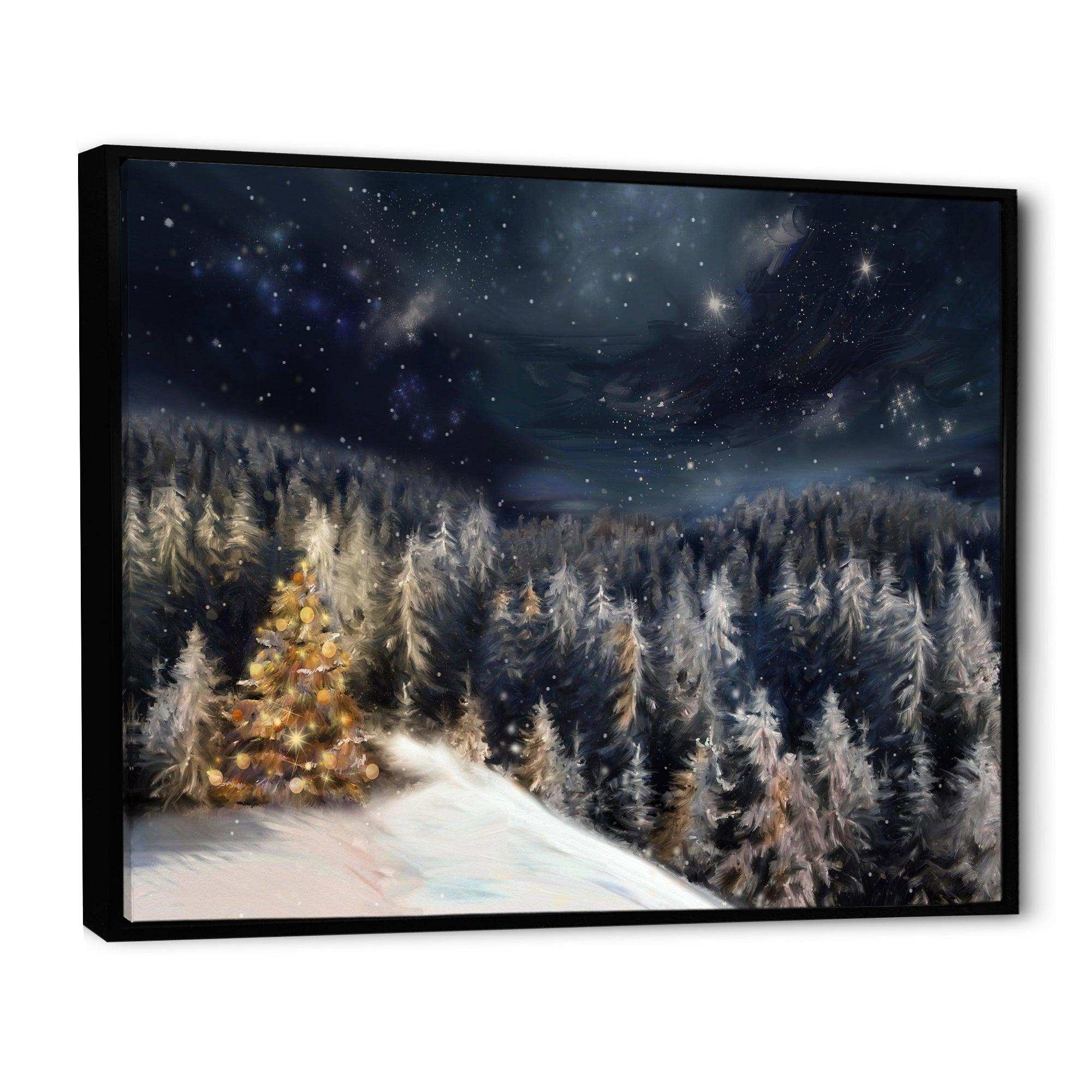 Night Forest Christmas Tree