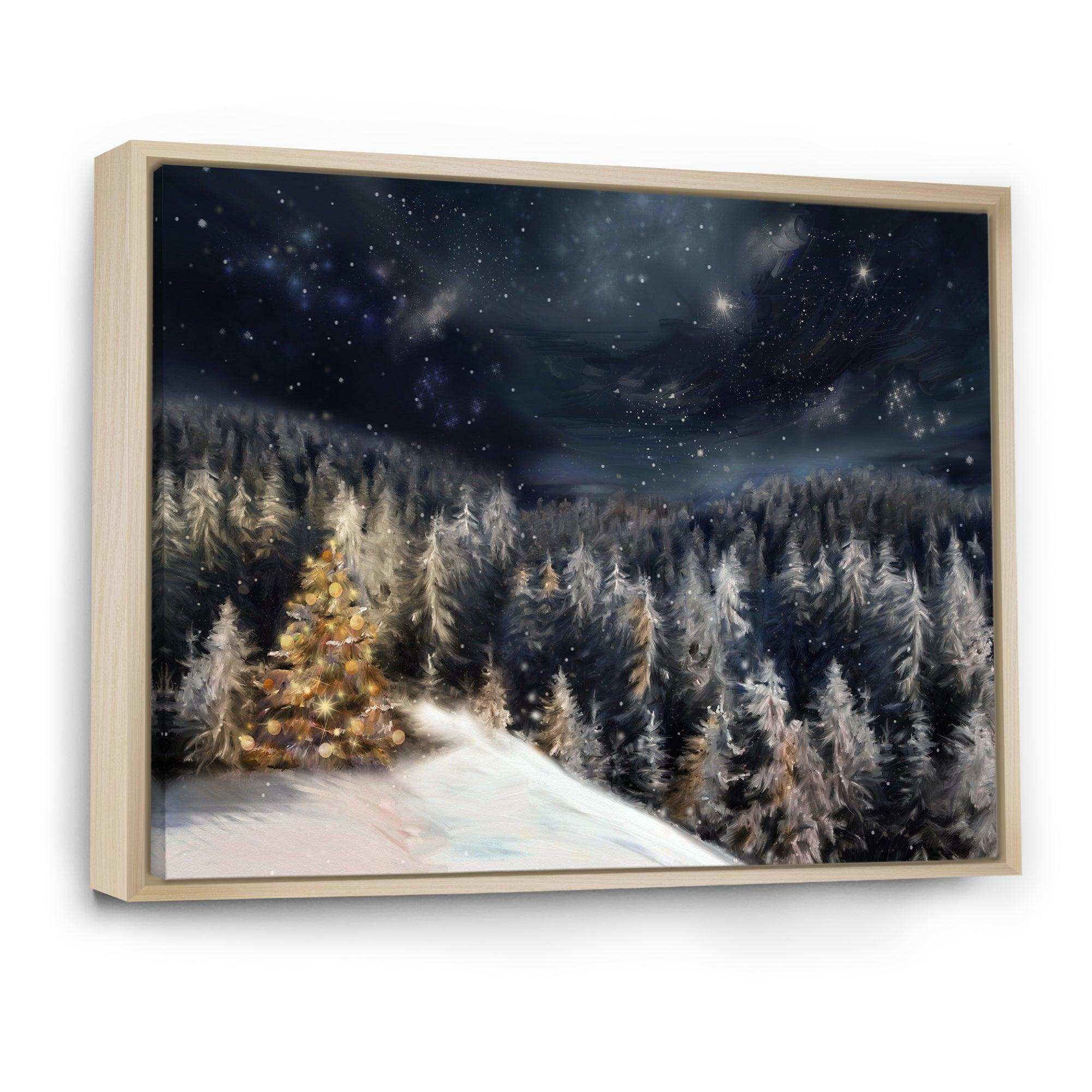 Night Forest Christmas Tree