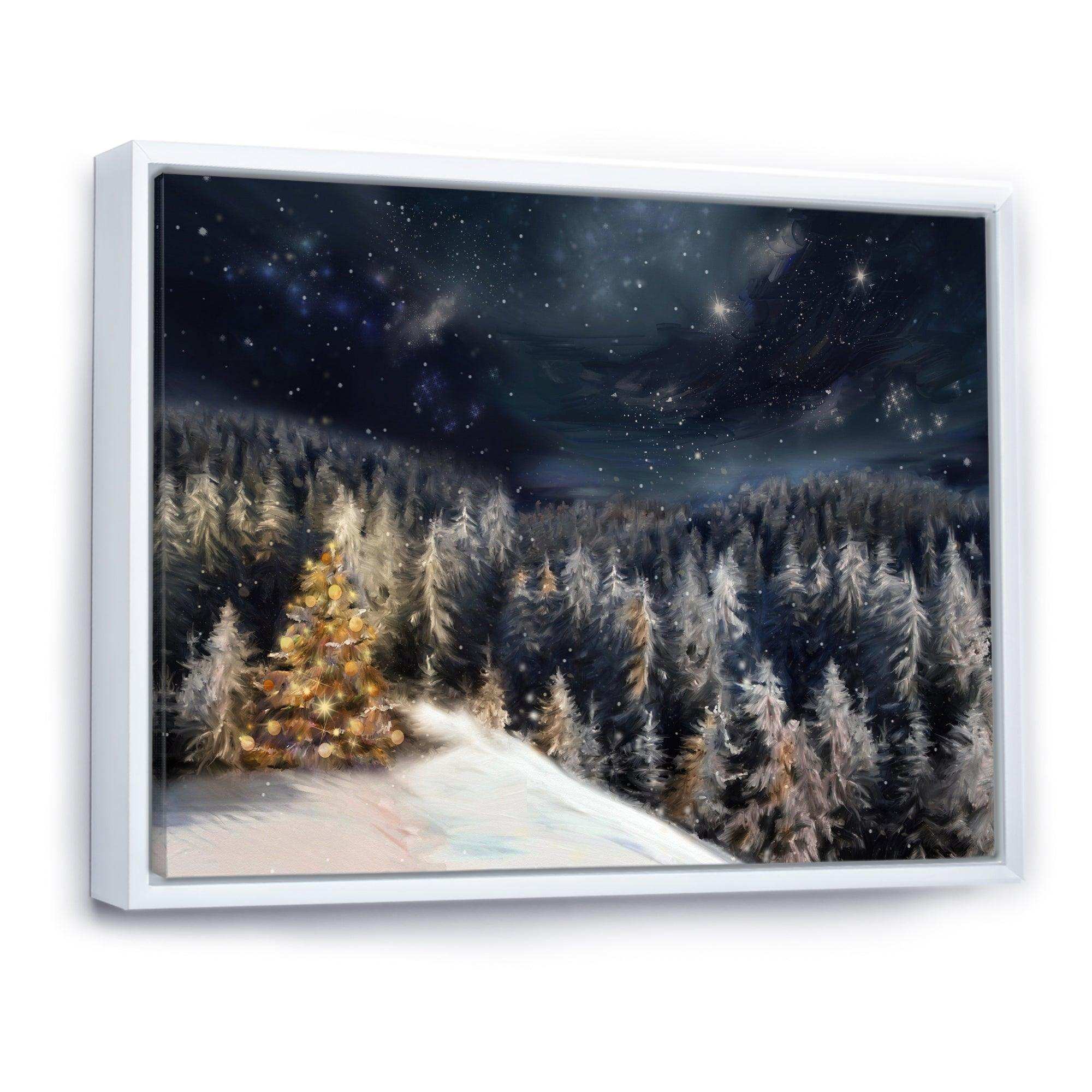 Night Forest Christmas Tree