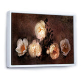 Wild Roses in Old Painting Style