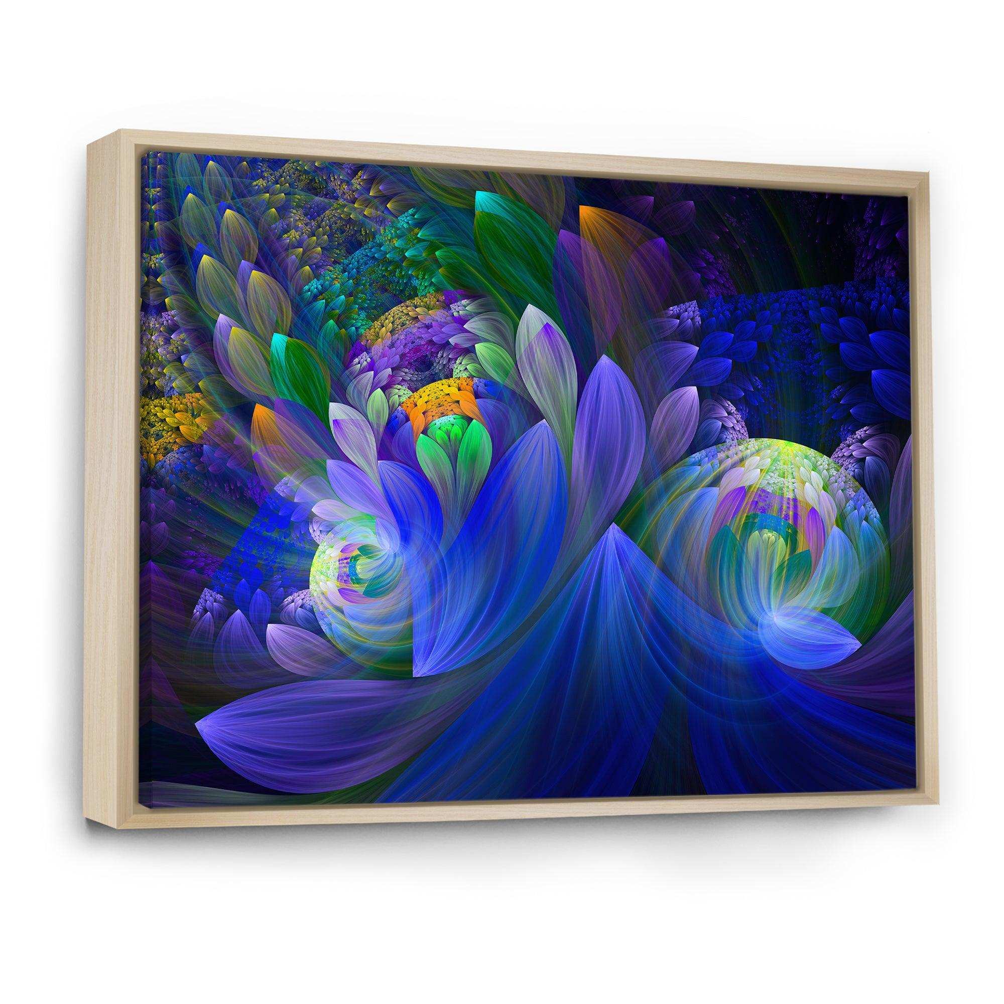 Blue Fractal Flower Bouquet