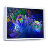 Blue Fractal Flower Bouquet