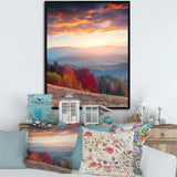 Sunrise in Carpathian Mountains