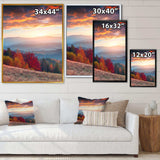 Sunrise in Carpathian Mountains