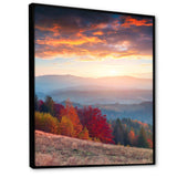 Sunrise in Carpathian Mountains