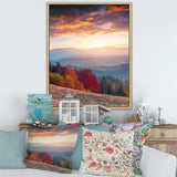 Sunrise in Carpathian Mountains