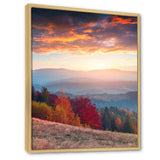 Sunrise in Carpathian Mountains