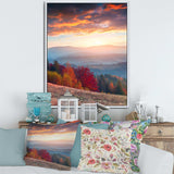 Sunrise in Carpathian Mountains