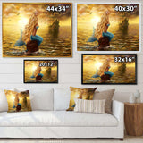 Sea Mermaid with Ghost Ship