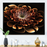 Brown Fractal Flower