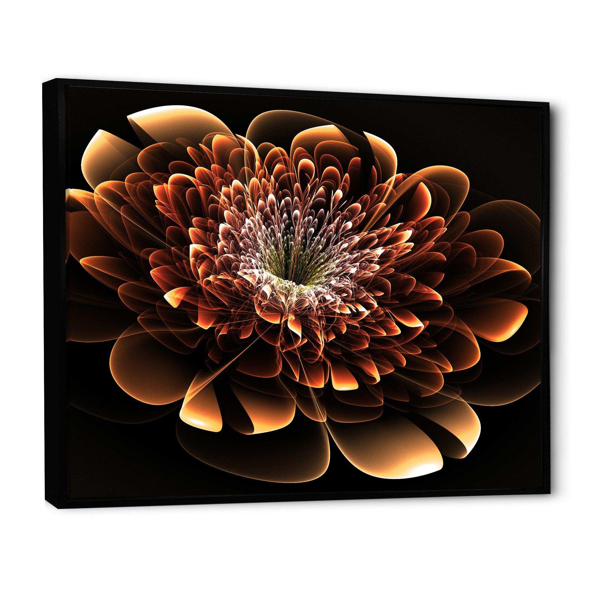 Brown Fractal Flower