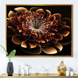 Brown Fractal Flower