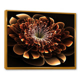 Brown Fractal Flower