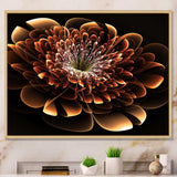Brown Fractal Flower