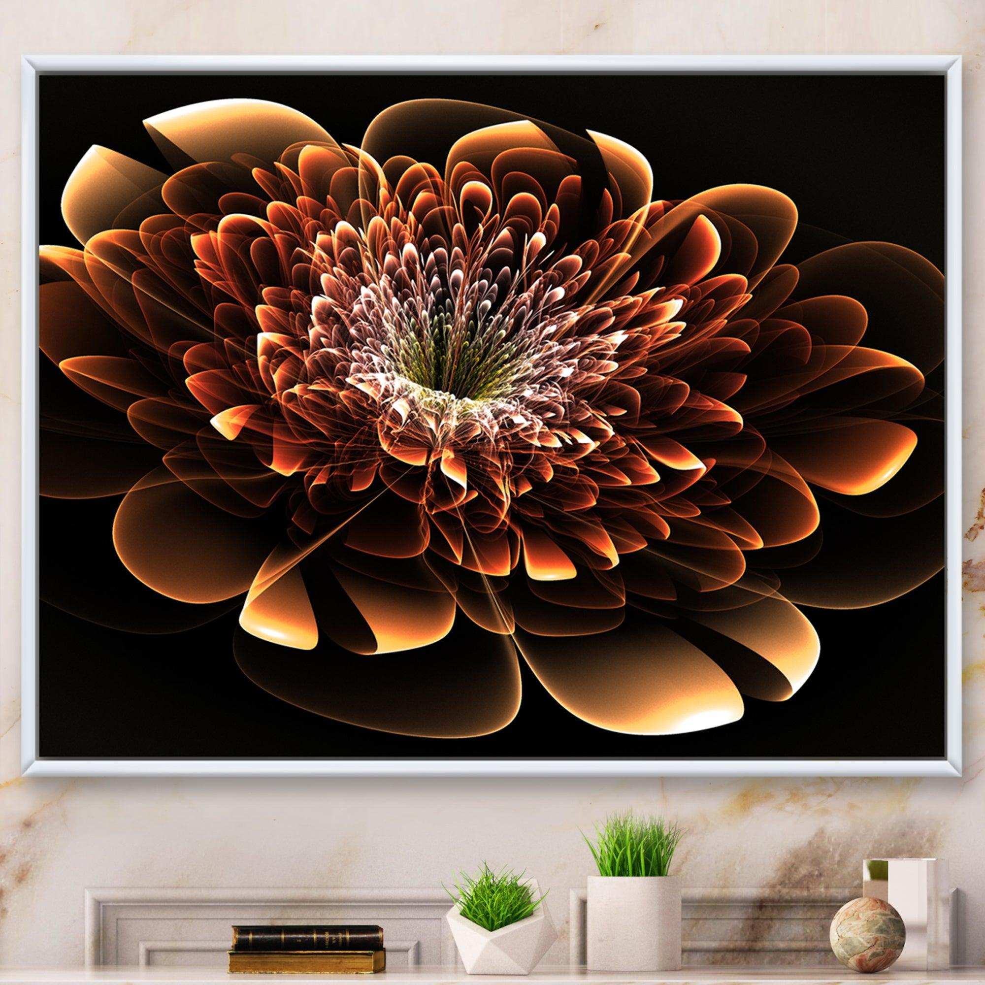 Brown Fractal Flower