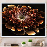 Brown Fractal Flower