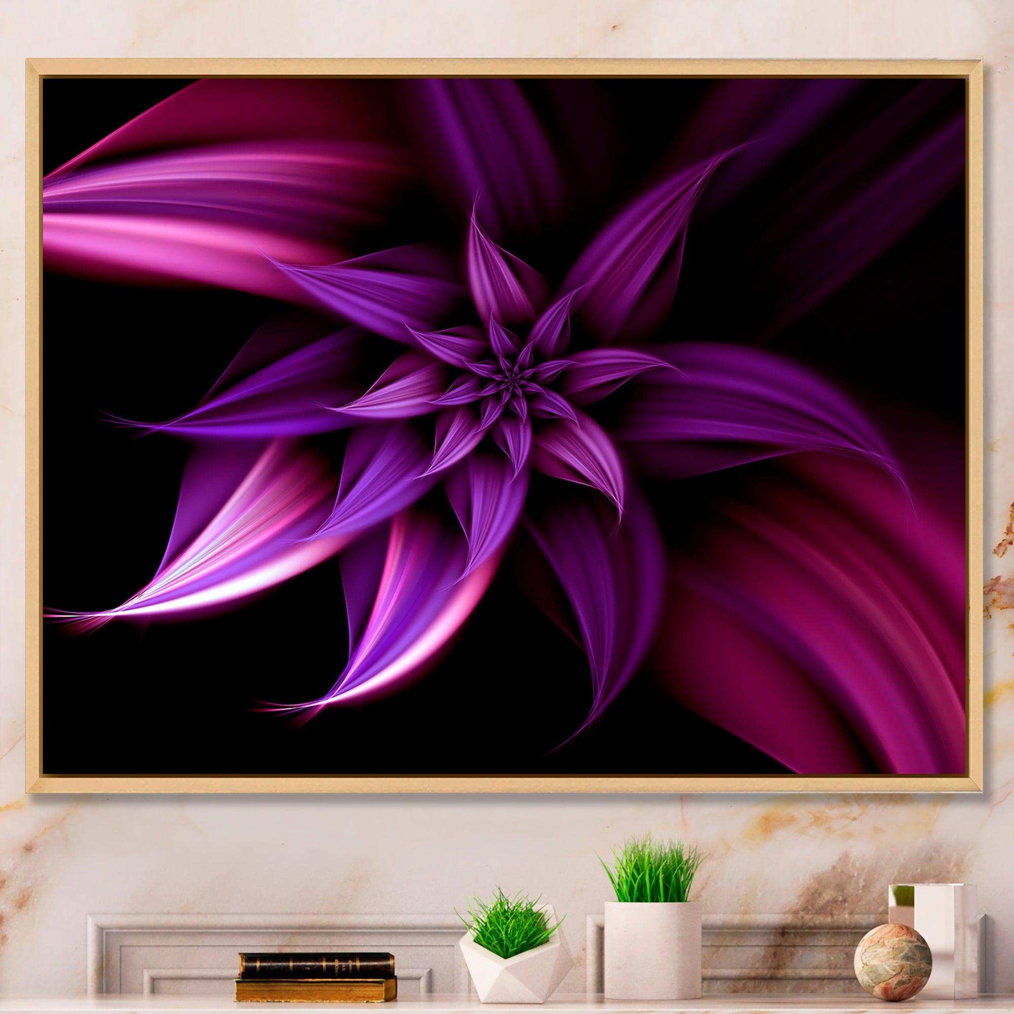 Fractal Flower Purple