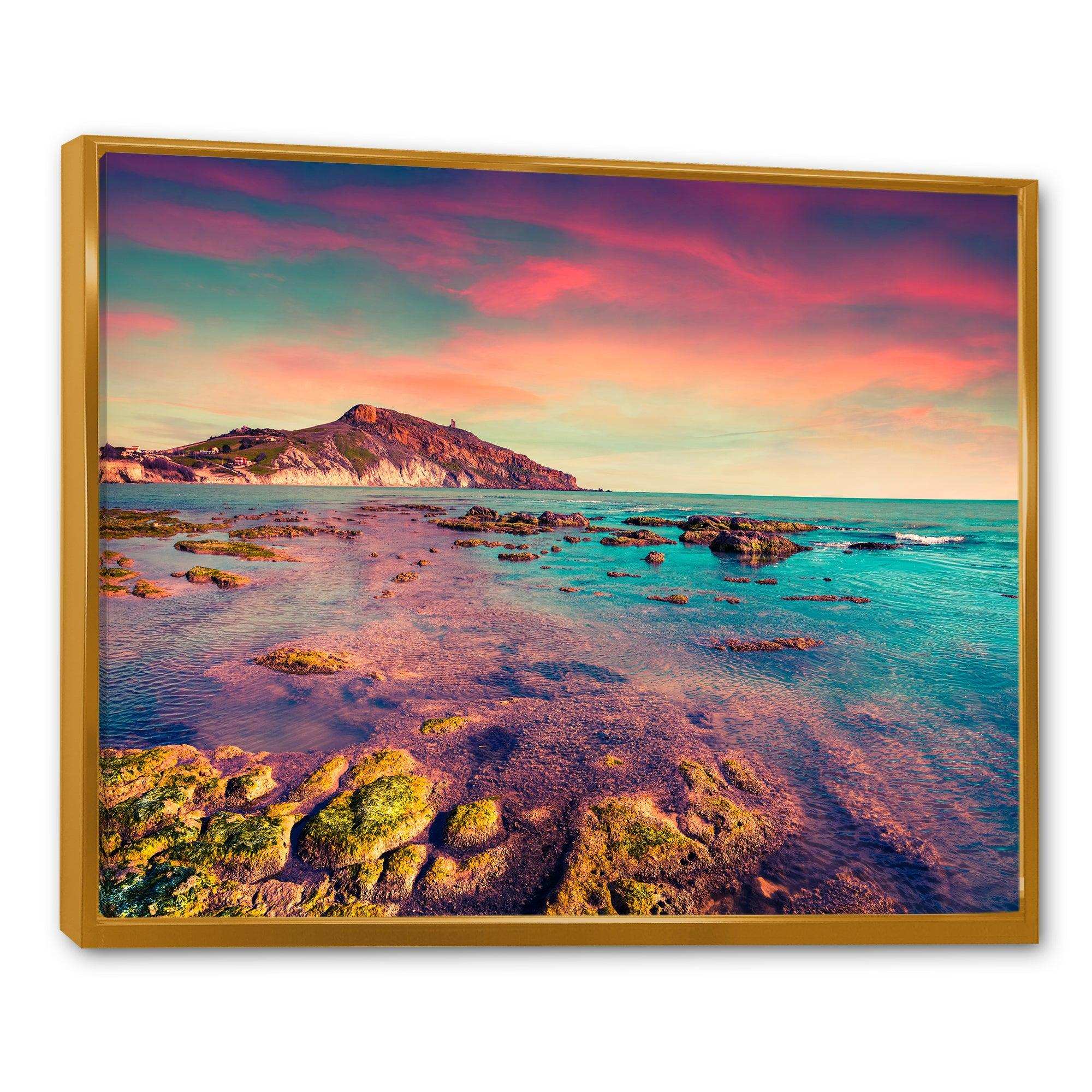 Giallonardo Beach Colorful Sunset