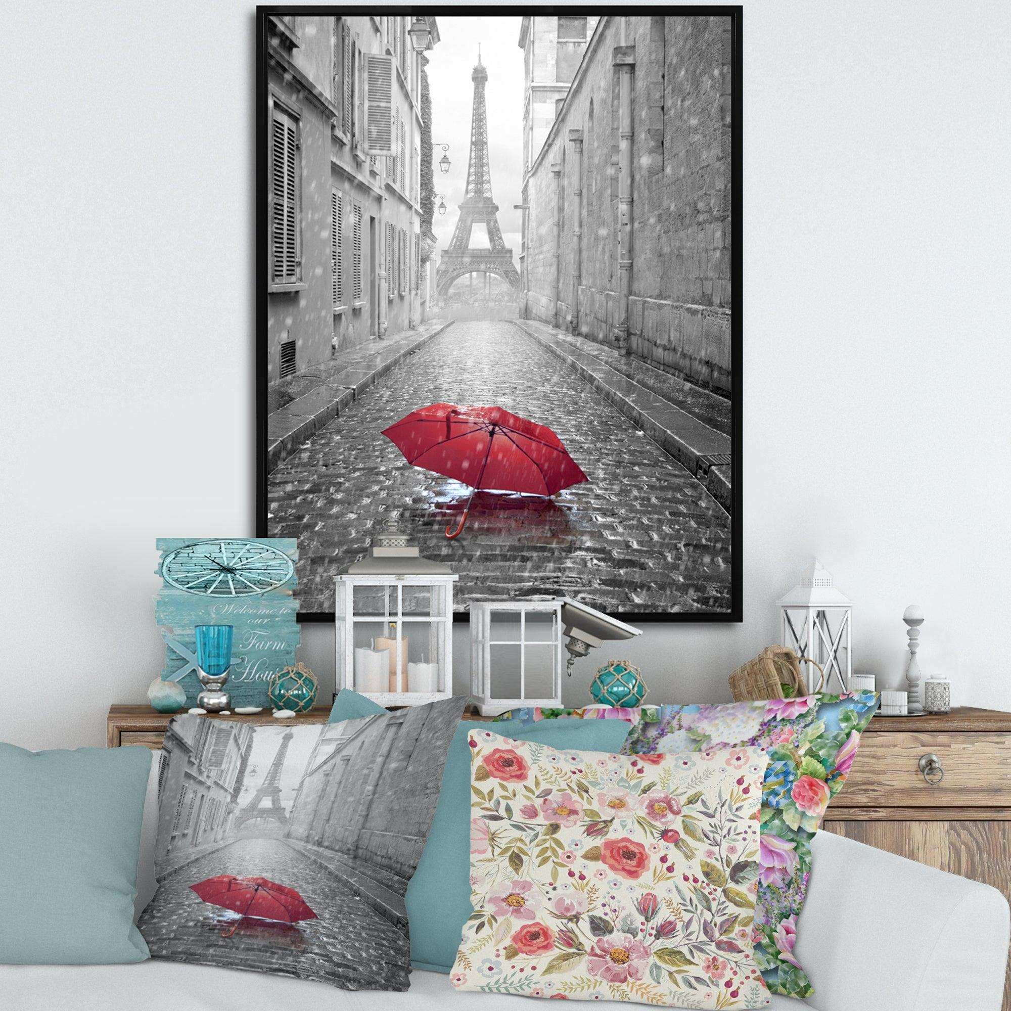 Eiffel View from Paris Street