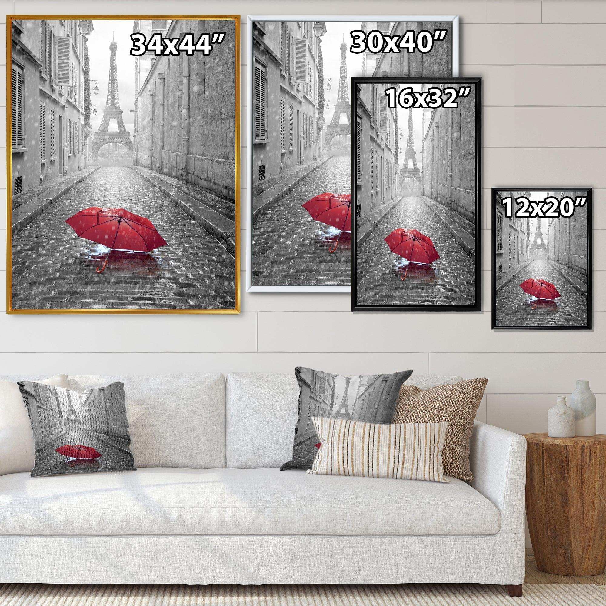 Eiffel View from Paris Street