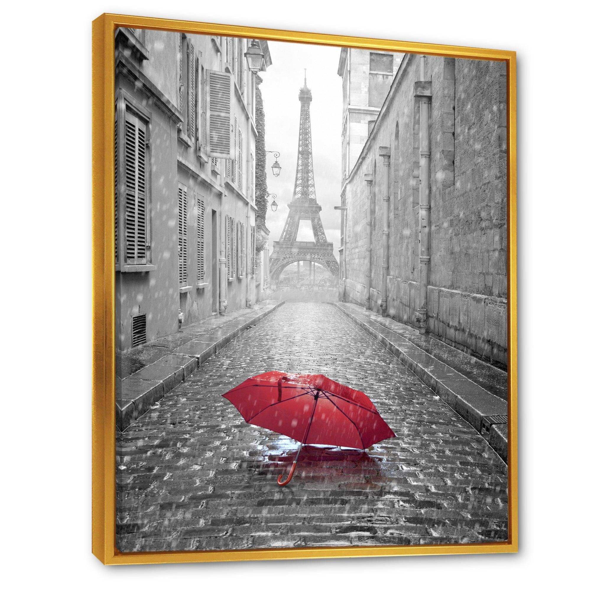 Eiffel View from Paris Street