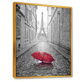 Eiffel View from Paris Street