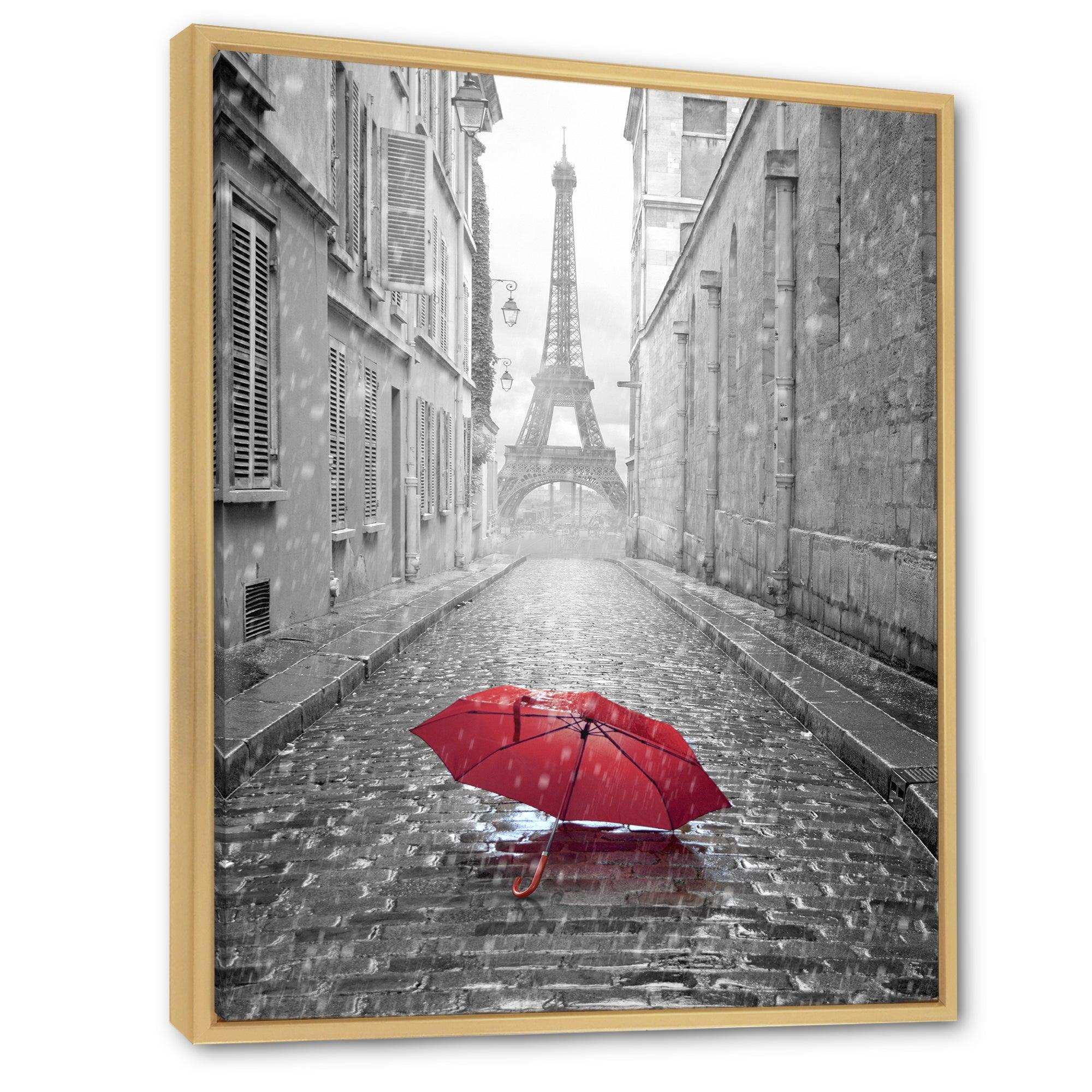 Eiffel View from Paris Street