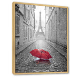 Eiffel View from Paris Street